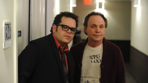 Billy Crystal, right, and Josh Gad teamed up for "The Comedians," which lasted one season on FX.