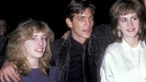Eric Roberts poses for a photo with a young Julia Roberts, right, and their sister Lisa Roberts Gillan, also an actor. The siblings grew up in Georgia; their parents, Betty Lou Bredemus and Walter Grady Roberts, were actors and playwrights.