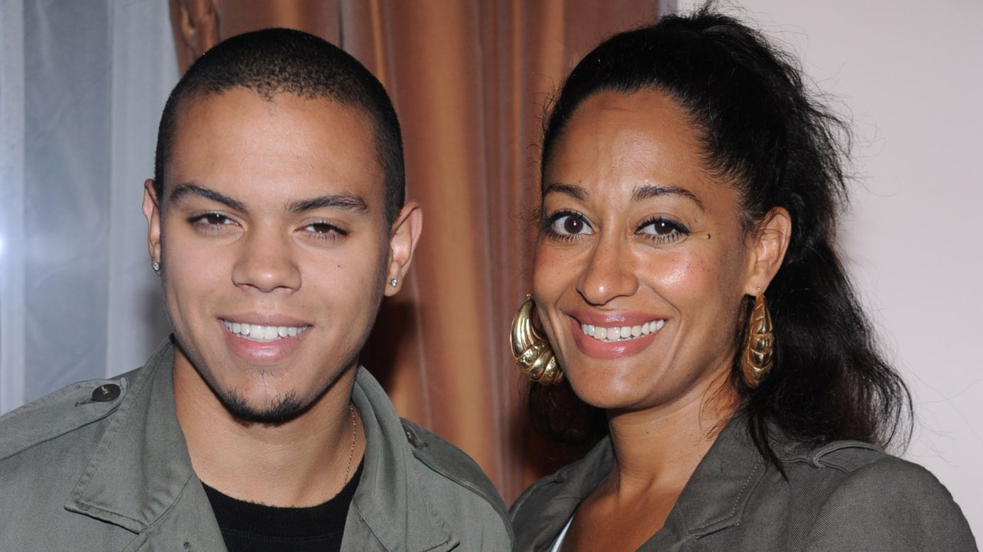 Ashlee Simpson's husband, actor Evan Ross, is the brother of "Black-ish" and "Girlfriends" star Tracee Ellis Ross. The pair are the children of Supremes singer Diana Ross. Evan has appeared in "The Hunger Games" films and the "90210" TV reboot.