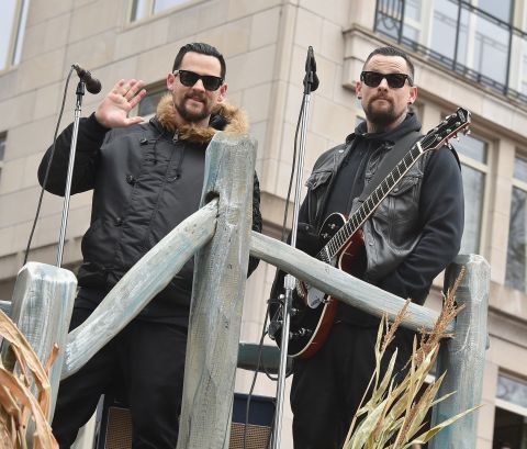 Twins Joel, left, and Benji Madden gained fame after forming the rock band Good Charlotte in the 1990s. Both brothers have appeared on "The Voice" as talent judges. 