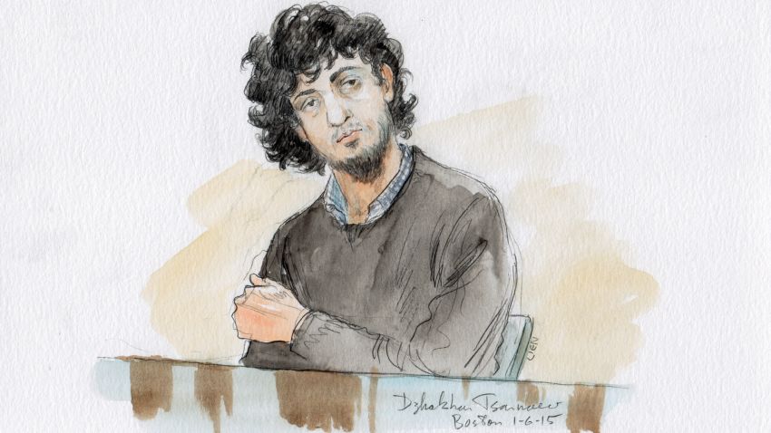 Tsarnaev Sketches from 3/30/2015