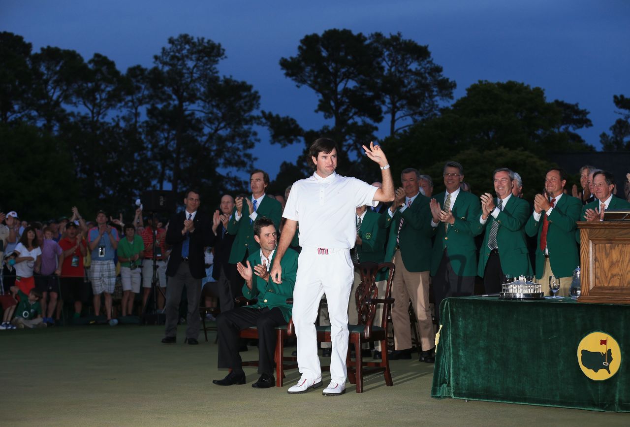 Watson won his first major at the Masters in 2012, defeating Louis Oosthuizen in a playoff. 