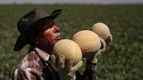 Mellon prices went up last year because of the California drought.