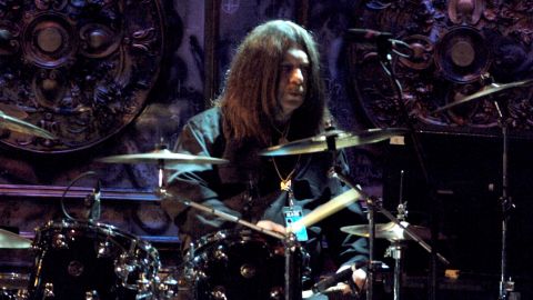 Lynyrd Skynyrd drummer Robert Burns performed with the band for its 2006 induction into the Rock and Roll Hall of Fame.