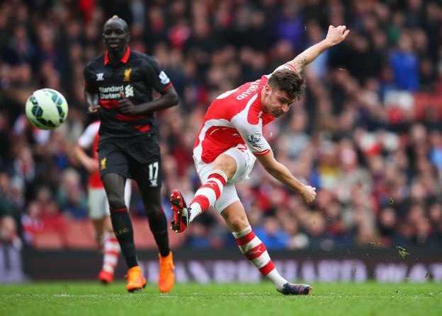 Olivier Giroud rounded off the scoring to make it 4-1.