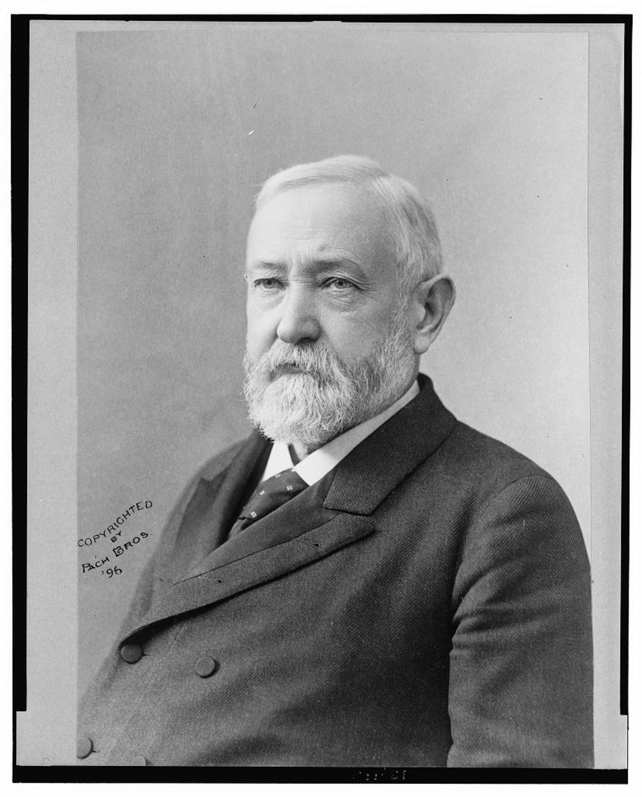 "Rejuvenated Republicanism" was Benjamin Harrison's slogan in 1888. He served as the 24th president of the United States, defeating incumbent President Grover Cleveland.