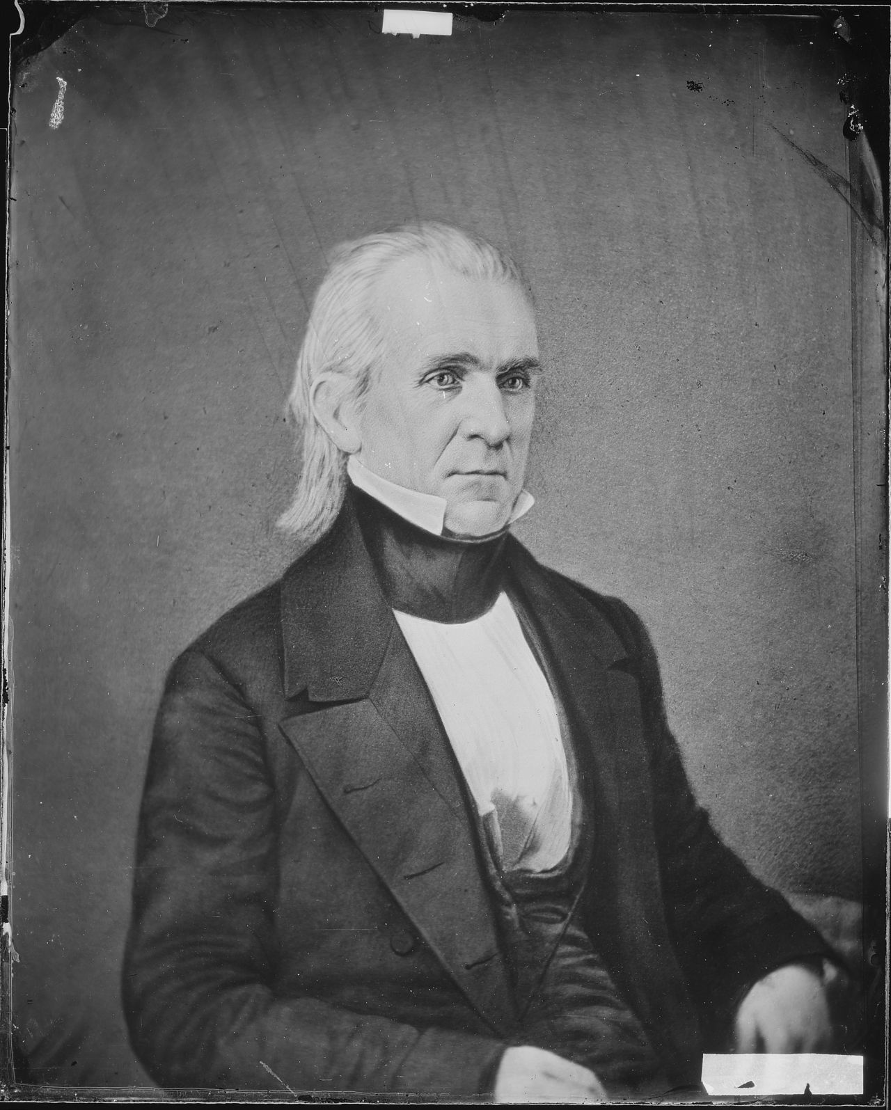 "54-40 or Fight" was James K. Polk's slogan in 1844 — a reference to the territory expansion the U.S. hoped to make. The northern border of the Oregon was located at the 54 degrees, 40 minutes line of latitude.