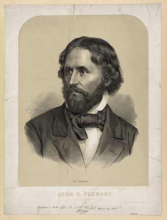 "Free Soil, Free Labor, Free Speech, Free Men, and Fremont" was John C. Fremont's slogan in 1856.