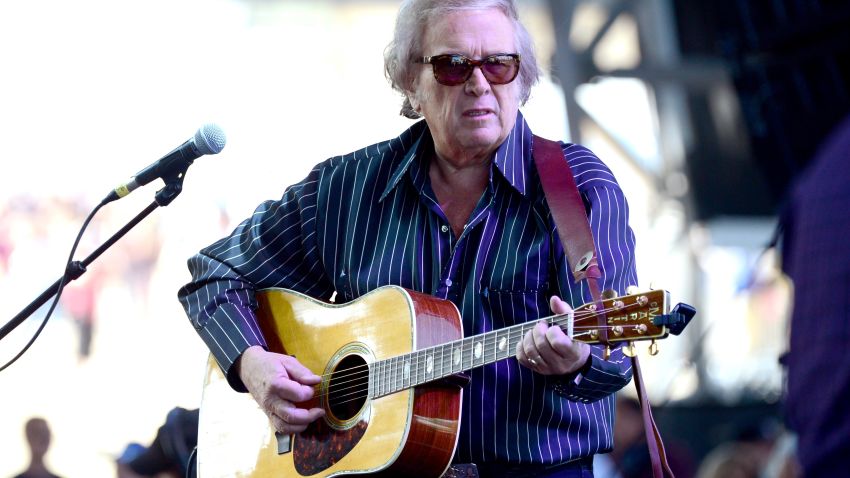 Don McLean performs in 2014. His song "American Pie" goes up for auction Tuesday.