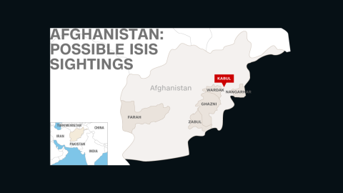 Afghanistan ISIS Map