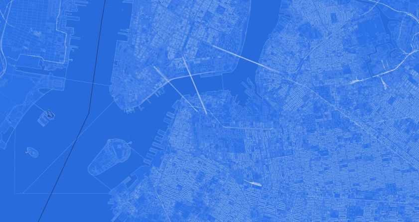 Question: Which iconic U.S. city is represented in this blueprint map?