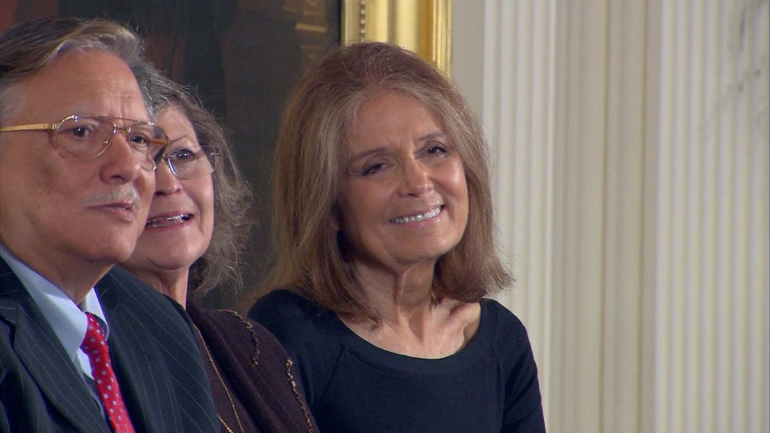 Gloria Steinem at White House