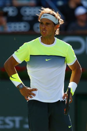 Nadal admitted he was nervous on court last month in Miami, where he suffered a surprising loss to Fernando Verdasco.