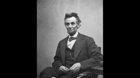 President Abraham Lincoln, shown in a portrait taken February 5, 1865, was shot by assassin John Wilkes Booth on April 14, five days after Lee surrendered his army. 