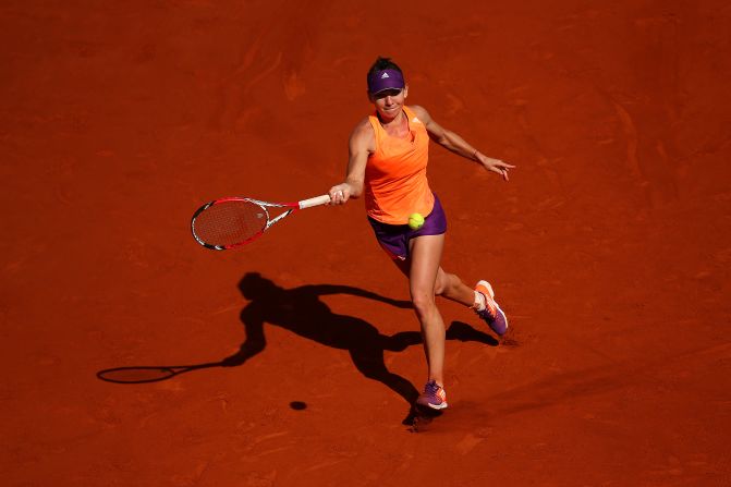 Simona Halep is pushing for a first French Open and grand slam title. She won the biggest title of her career at Indian Wells last month and narrowly lost to Serena Williams in Miami two weeks later. 