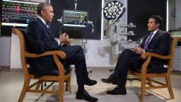 President Obama and Dr. Sanjay Gupta sit down for an interview.