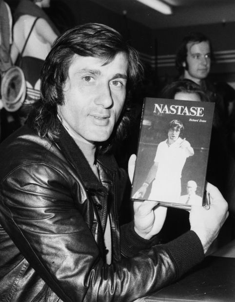Former world No.1 and U.S. and French Open winner Ilie Nastase teamed up with singer Christian Delagrange in 1987 to release "Globe Trotter Lover," inspired by the Romanian's stud status on tour.