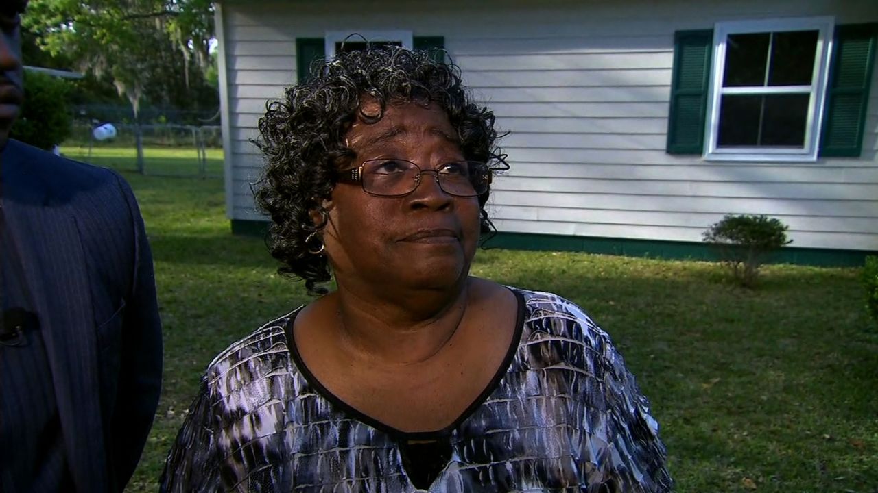 Judy Scott, whose son Walter was gunned down by a police officer, has said she forgives his killer.