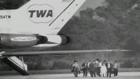 The hijackers ordered the plane to Cuba after hearing it did not have enough fuel to get to Africa.
