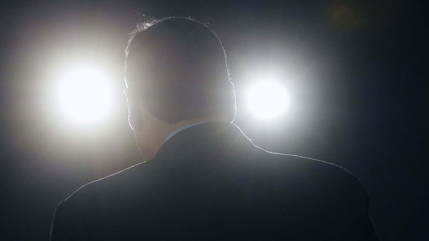 New Jersey Gov. Chris Christie addresses a gathering during a town hall meeting Tuesday, April 7, in Matawan, New Jersey. Christie is <a href="http://www.cnn.com/videos/politics/2015/04/03/chris-christie-town-hall-origwx.cnn" target="_blank">touring New Jersey</a> as he conducts weekly town hall meetings through June. 