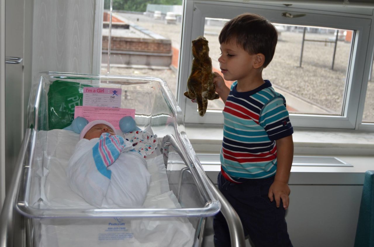 "The fact that Jack is showing Lucy his precious dinosaur is proof of the immediate bond between brother and sister." -- <a href="http://ireport.cnn.com/docs/DOC-1232457">Etan Horowitz</a>, Atlanta, Georgia