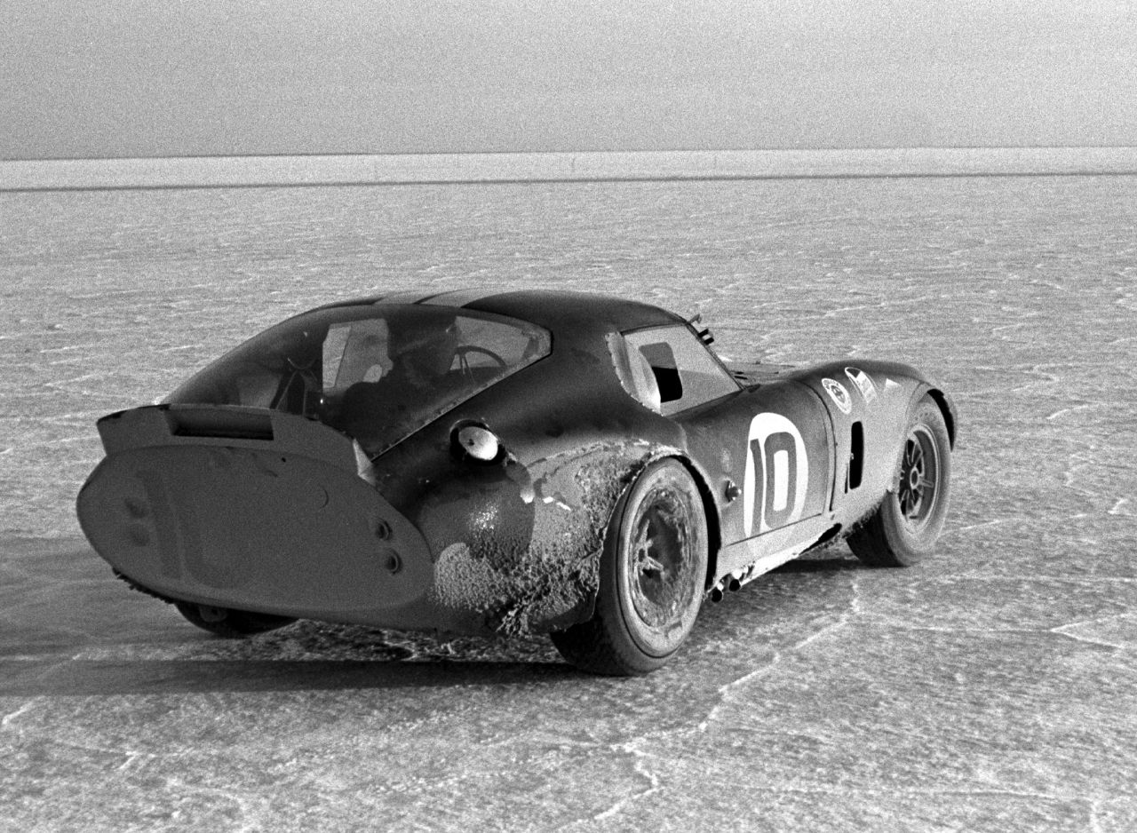 The CSX2287 at the Bonneville Salt Flats, driven by five-time land speed record holder Craig Breedlove.