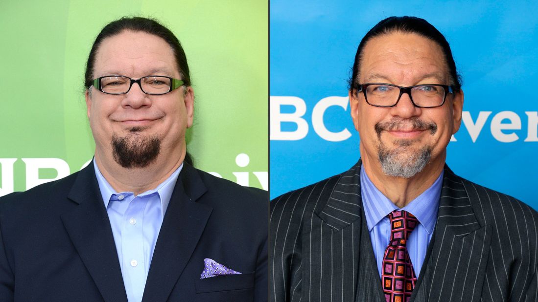 Penn Jillette<a href="http://greatideas.people.com/2015/04/08/penn-jillette-weight-loss-las-vegas-home/" target="_blank" target="_blank"> told People magazine </a>there was no magic involved in his weight loss from 330 to 225 pounds. The performer, who is half of the illusionist act Penn & Teller, just changed his eating habits to shed 105 pounds and get his high blood pressure under control. 