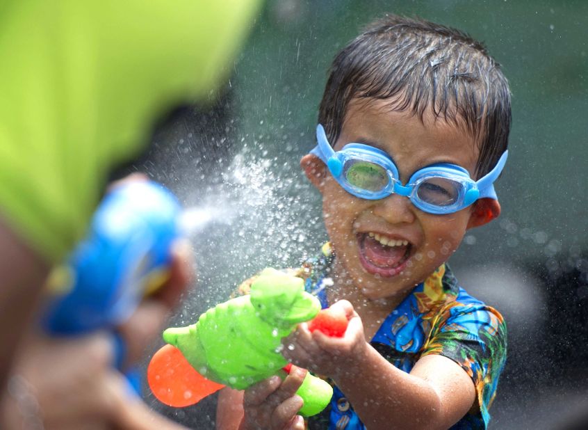 We recommend swimming goggles, as sometimes the water is not clean and can lead to eye irritation and infections.
