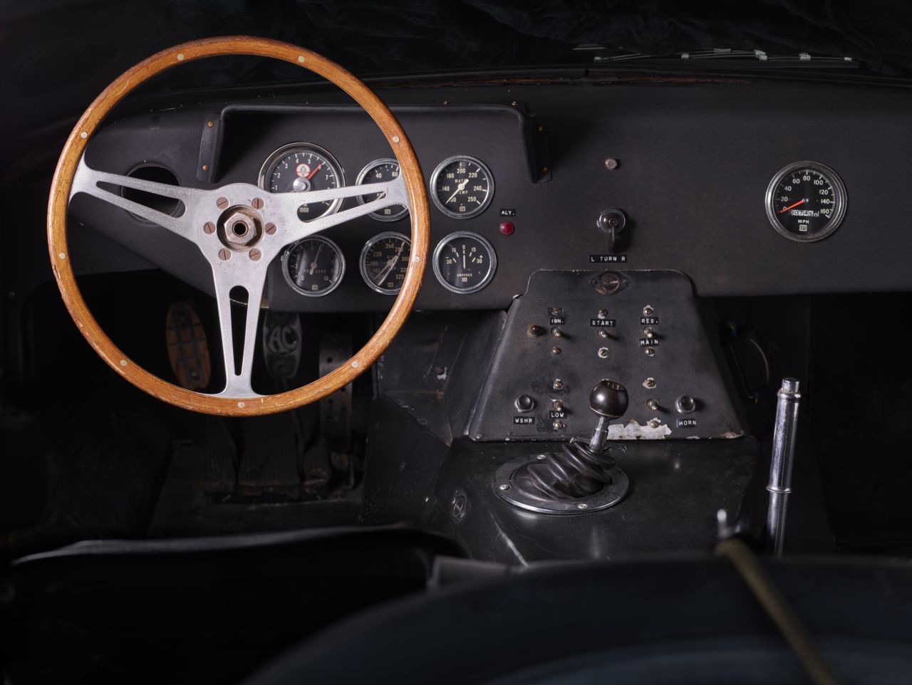 The CSX2287's interior today, in its original, unrestored condition.