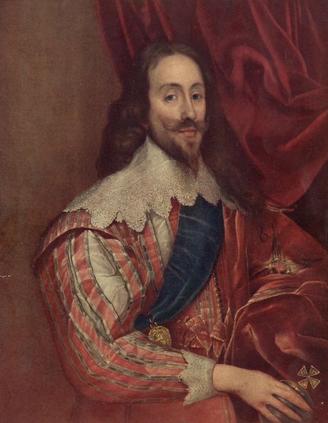 King Charles I became heir to the throne of England on the death of his brother Henry; an unpopular King, he was defeated in the Civil War, and executed for high treason in 1649.
