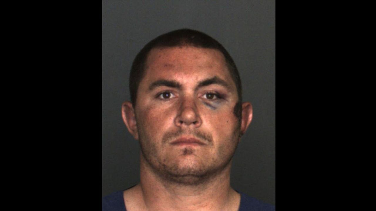 Police say Francis Pusok fled when they attempted to serve a warrant.