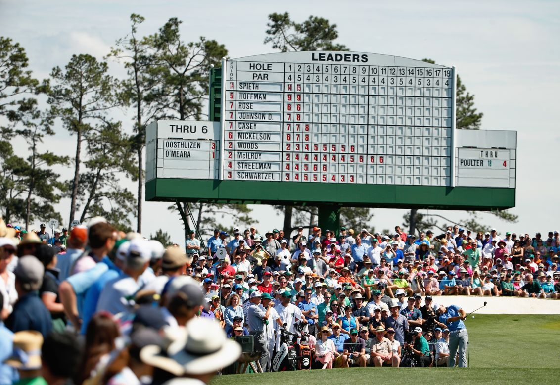 Saturday is known as Moving Day, the business end of the Masters. 