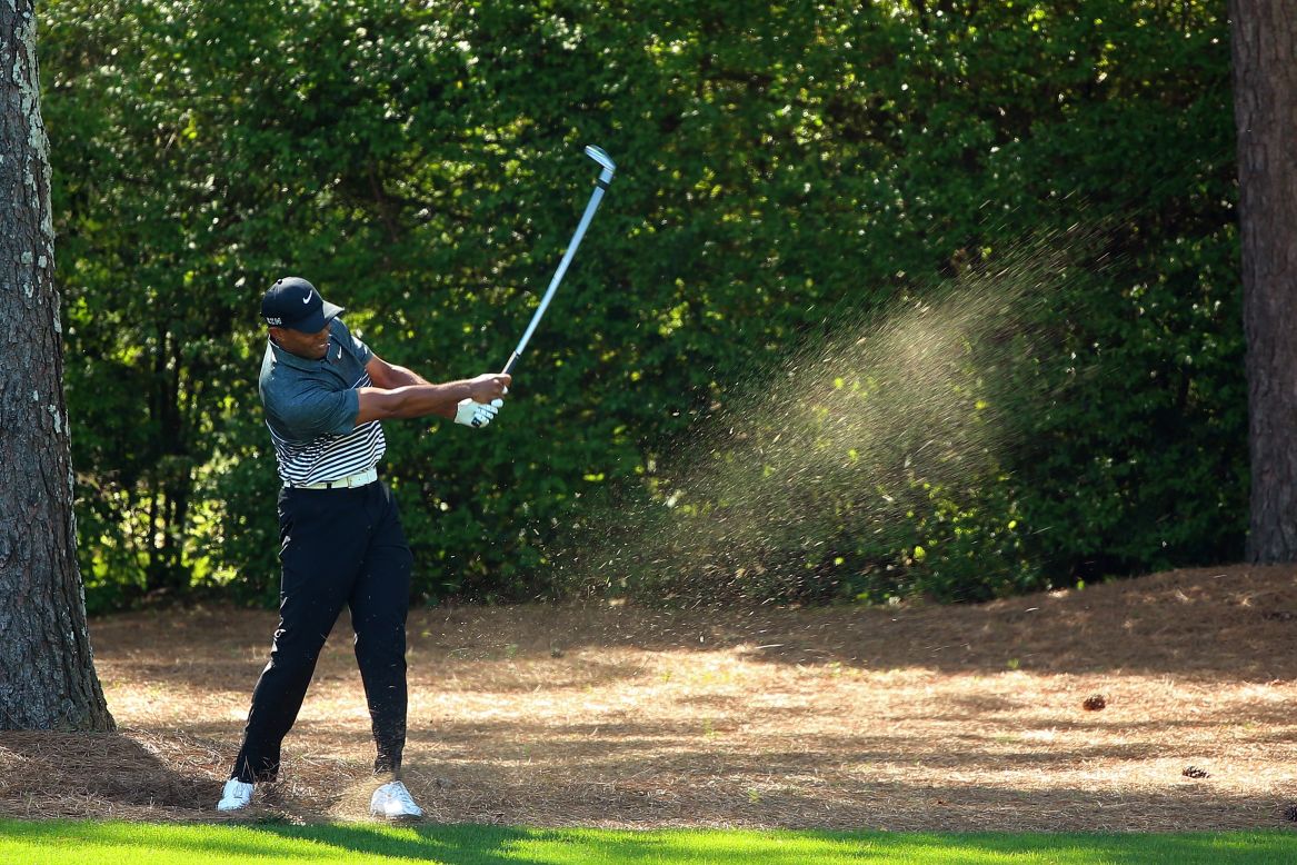 Tiger Woods was brilliant and awful in equal measure. But still believes he has a chance.