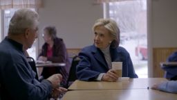 Hillary Clinton is shown in her first 2016 Presidential campaign video.