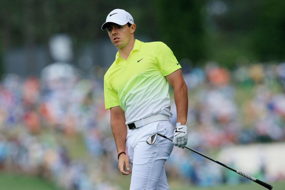 McIlroy, who blew a four-shot lead in the final round at Augusta in 2011, parred his first six holes and then picked up two birdies to move up to a tie for fifth -- but remained well off the pace set by Spieth.  