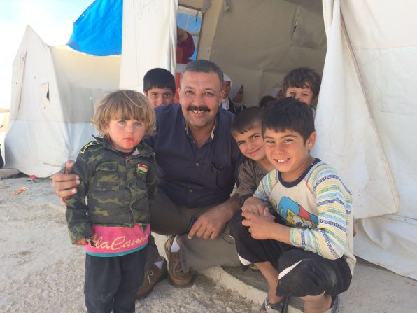 Despite everything they've been through, some Yazidi refugees find a reason to smile.