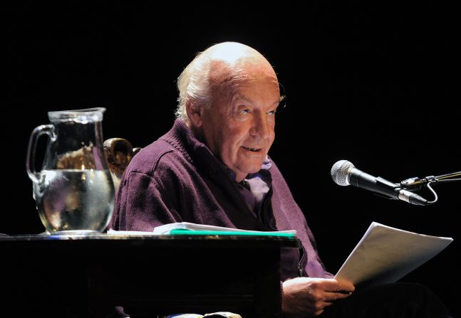 Uruguayan author Eduardo Galeano was well known for his historic book on 20th-century soccer, "Football in Sun and Shadow." He died of cancer on the same day as Grass, aged 74. 
