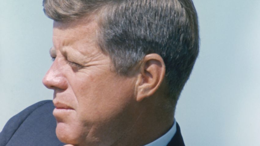 Portrait of President John F. Kennedy, circa 1960s. (Photo by Fotosearch/Getty Images).