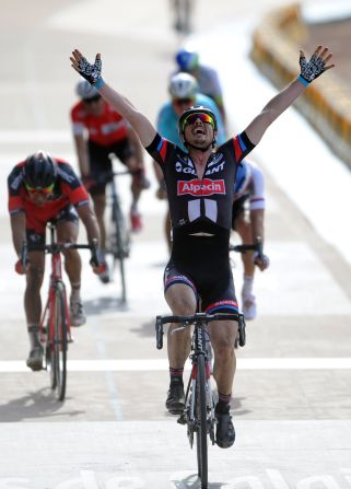 Germany's John Degenkolb won the 254.5-kilometer 'Cobbled Classic' in five hours, 49 minutes and 51 seconds.  