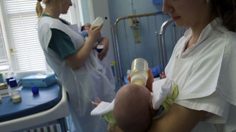Most banked breast milk goes to hospitalized infants.