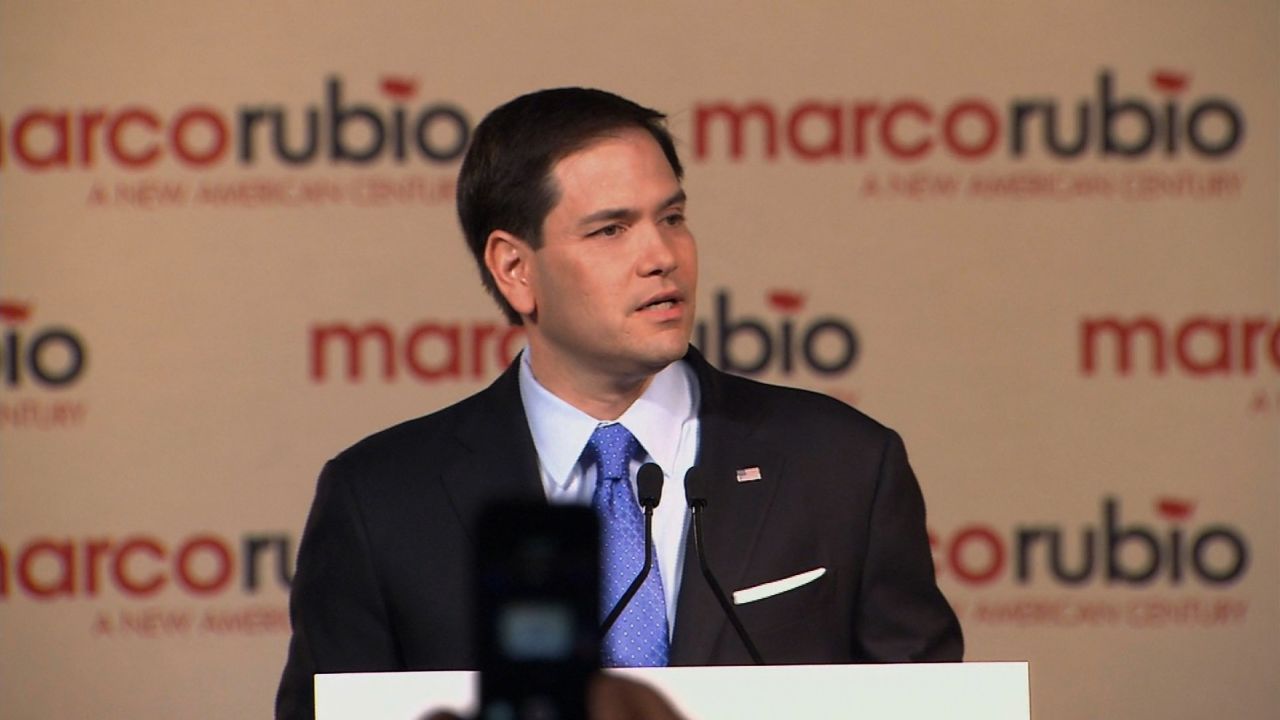 Senator Marco Rubio announced Monday, April 13, 2015, his campaign to seek the 2016 Republican presidential nomination. The 43-year old freshman senator from Florida seeks to paint himself as the best choice to lead America in the 21st Century -- A New American Century.
