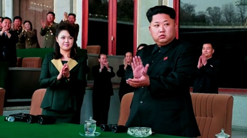 North Koreas first lady Ri Sol Ju seen