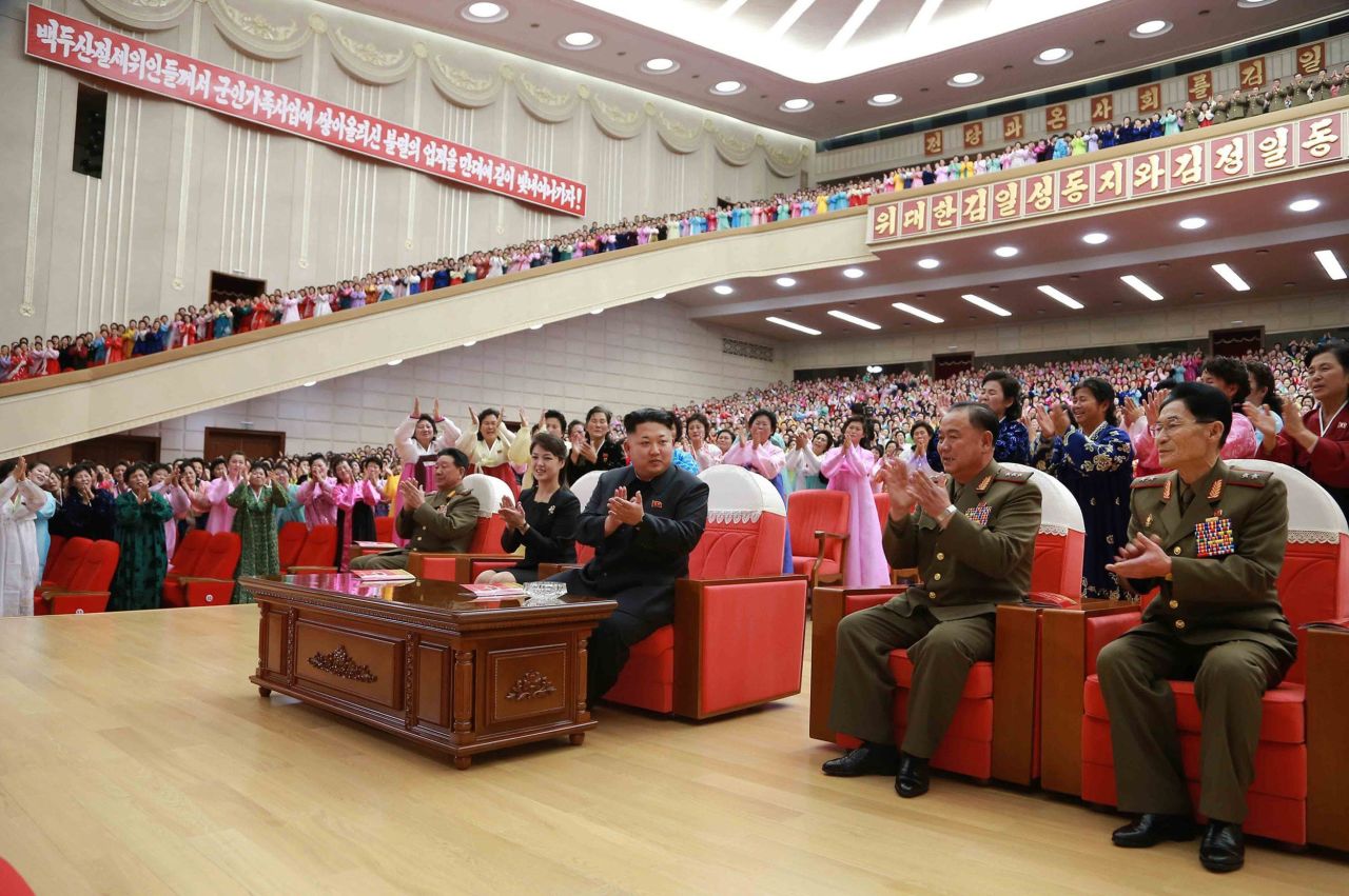 A week earlier, North Korea's most powerful couple attended a performance in Pyongyang's Cultural Hall, by families of members of the Korean People's Army (KPA) units. 