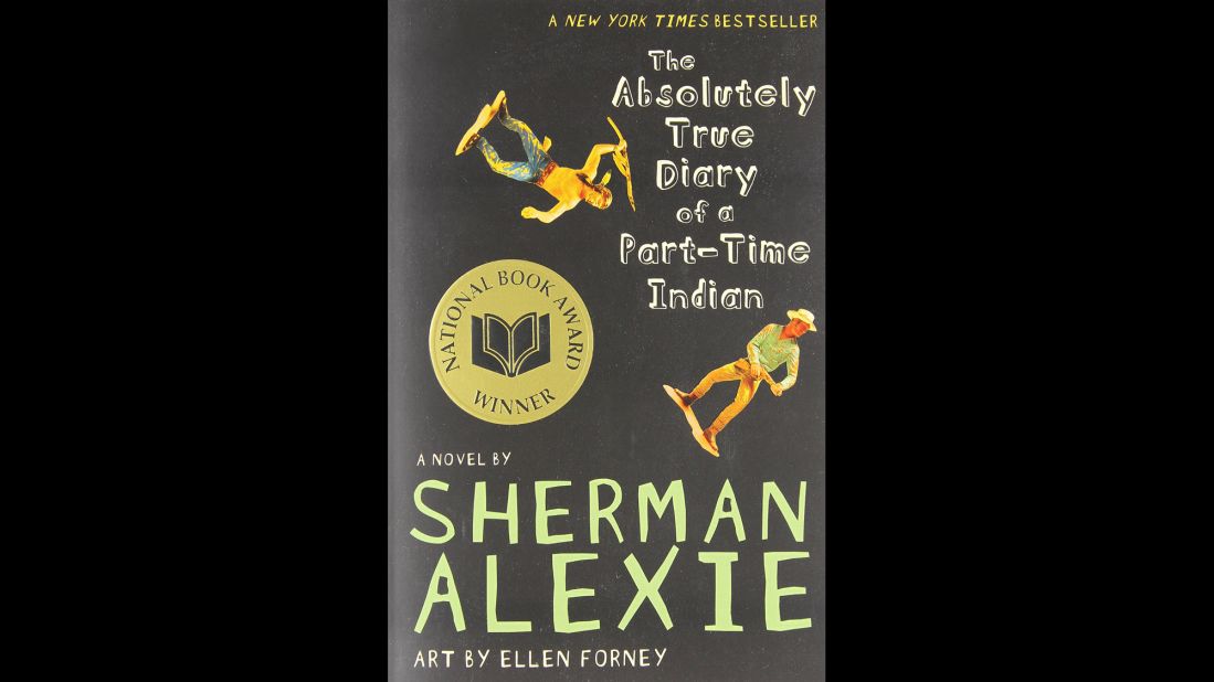 Topping the American Library Association's 2014 list of most-challenged books, "The Absolutely True Diary of a Part-Time Indian" by Sherman Alexie tells the story of a young Native American attending a predominantly white high school. It's among the 80% of 2014's most-challenged books that the association says feature diverse characters. The book has appeared on the list each of the past four years.