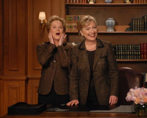 Actress Amy Poehler also played Clinton in several "SNL" skits.