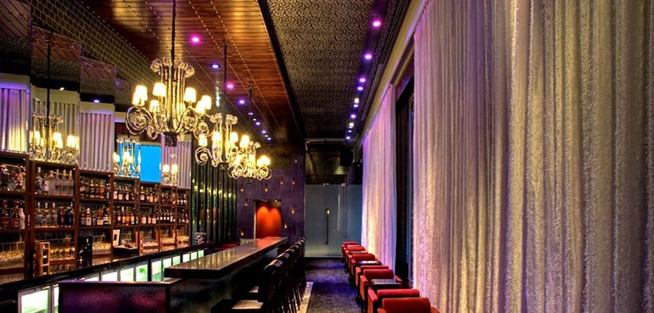 Built on the perimeter of the Taj Palace, directly facing its quiet, sprawling gardens, Blue Bar is tranquil and hidden -- yet unmistakably hip.