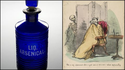 From the 15th century onwards, people believed the body was made up of different elements which were needed in the right proportions. "If [they were] not, you used chemicals to put it in order," says Totelin. Those chemicals included lead, copper, silver and arsenic.<br /><br />"Arsenic has always been a known poison," adds Stein, but its toxic properties did have some benefits. "It did kill bacteria but would not treat things long term," she says. In the 20th century arsenic was used in the first antibiotic treatment against syphilis, known as salvarsan, which was considered a magic bullet in the fight against the disease. It was a much needed alternative to pure mercury.