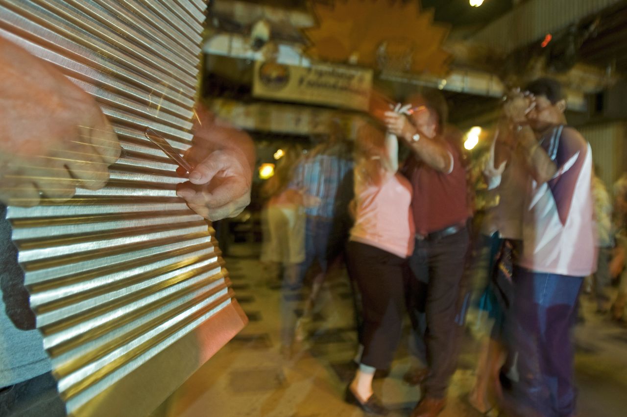The Bruce Daigrepont Cajun Band has played Cajun and Zydeco at Tipitina's for fans every Sunday since 1986.