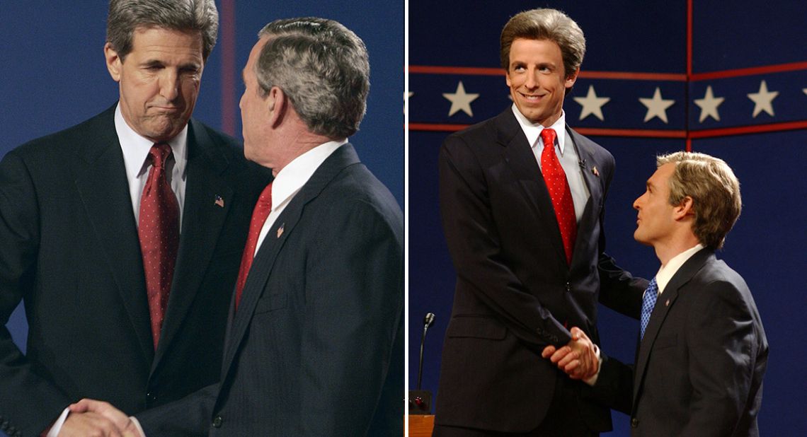 "Saturday Night Live" aired its own presidential debate for the 2004 election with Seth Meyers as John Kerry and Will Forte as President George W. Bush.