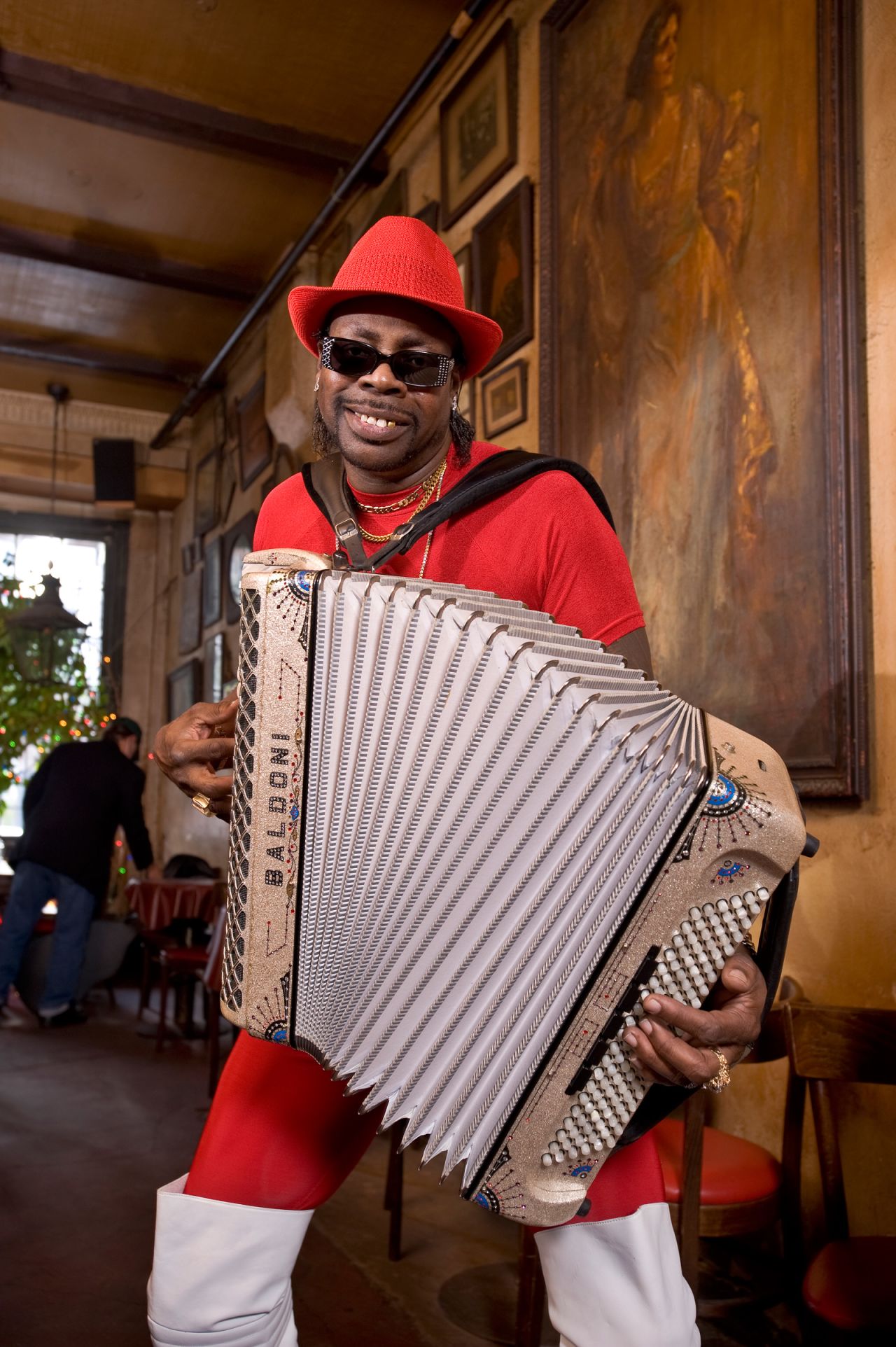 C.J. Chenier is the son of zydeco legend Clifton Chenier, who populated the Creole music genre in the 1950s. Chenier the junior carries the "King of Zydeco" torch. 